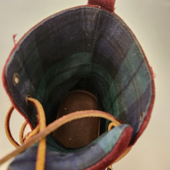 Polo Ralph Lauren Ranger Burgundy Lace-Up Boots - Picture 9 of 15